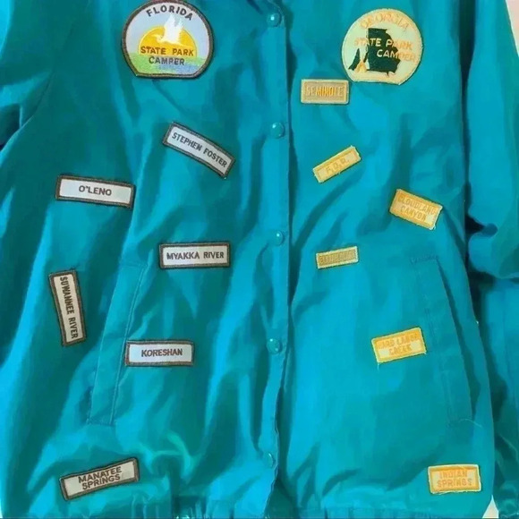 Vintage State Park Camping Windbreaker Size L - Picture 4 of 6